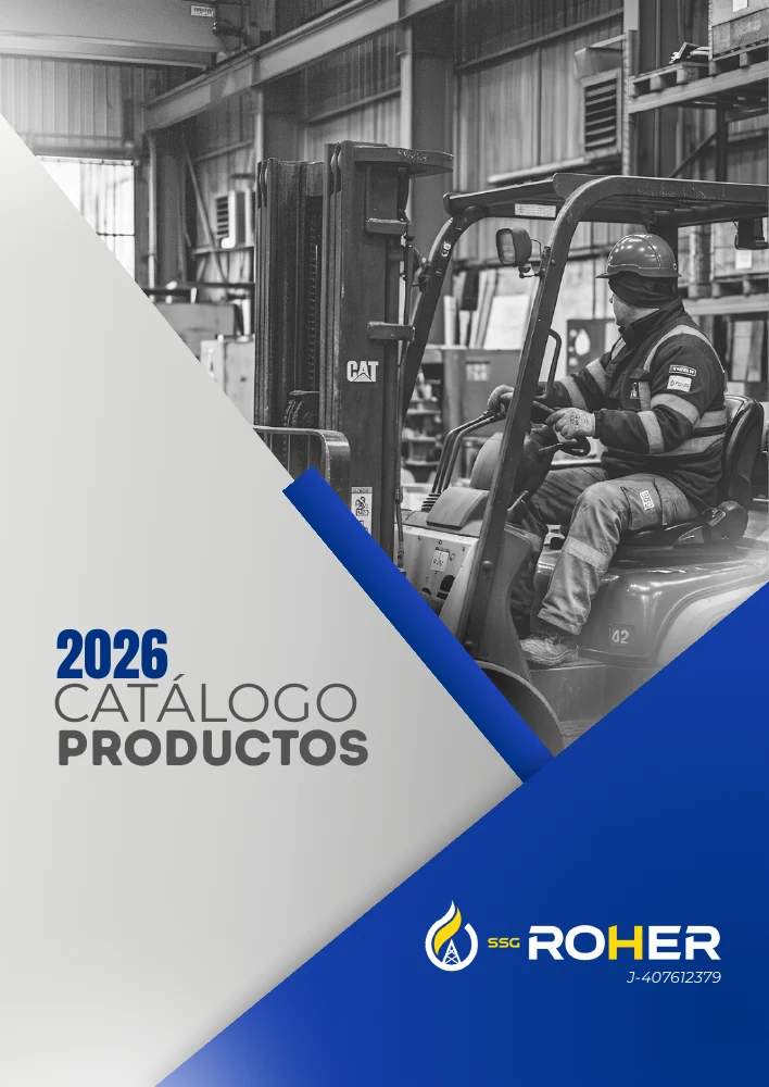 Portada del catálogo de productos 2026 de SSG Roher